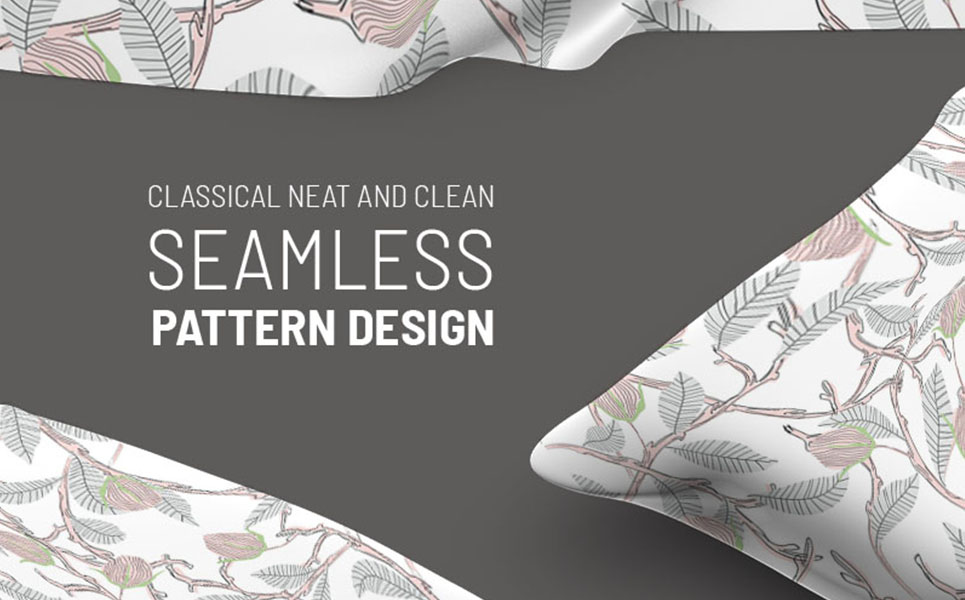 Download Pattern "Floral seamless design with dry branches Pattern" / Floral seamless design with dry branches Pattern - Pattern на тему графика green leaf nature plant isolated leaves tree grass garden frame natural symbol environment spring abstract flower flowers blossom pattern beauty