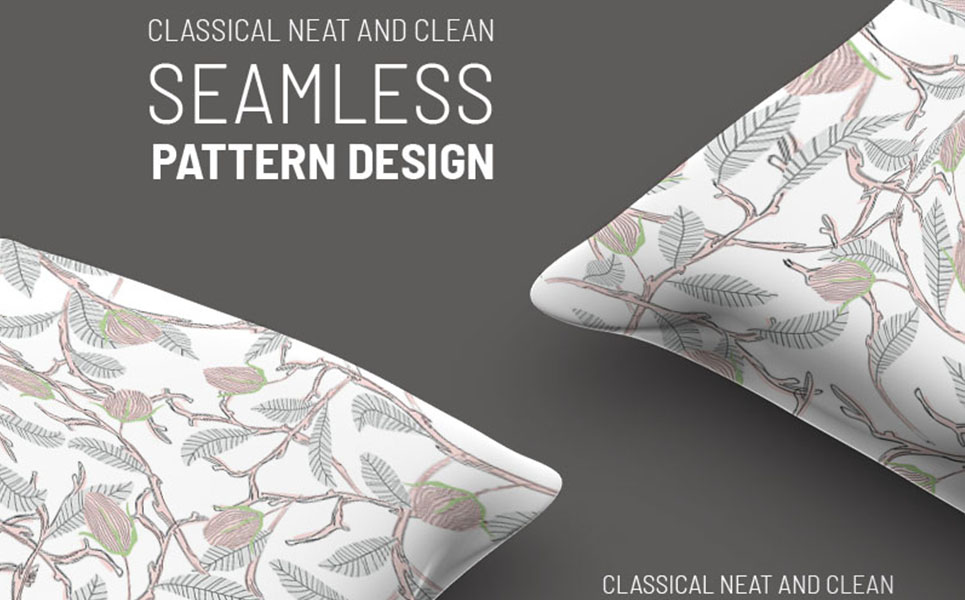 Download Pattern "Floral seamless design with dry branches Pattern" / Floral seamless design with dry branches Pattern - Pattern на тему графика green leaf nature plant isolated leaves tree grass garden frame natural symbol environment spring abstract flower flowers blossom pattern beauty