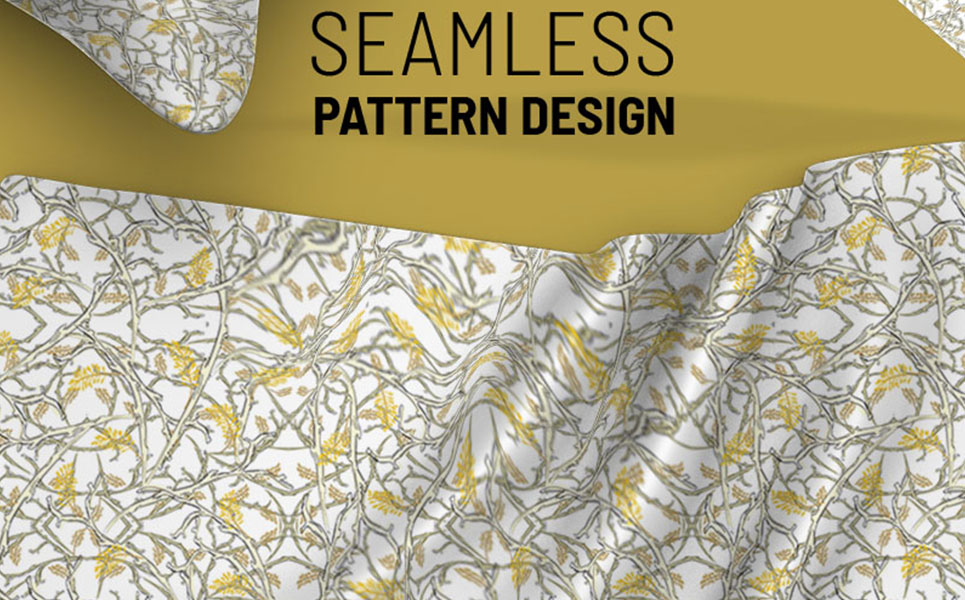 Download Pattern "Seamless floral repeat design Pattern" / Seamless floral repeat design Pattern - Pattern на тему графика green leaf nature plant isolated leaves tree grass garden frame natural symbol environment spring abstract flower flowers blossom pattern beauty