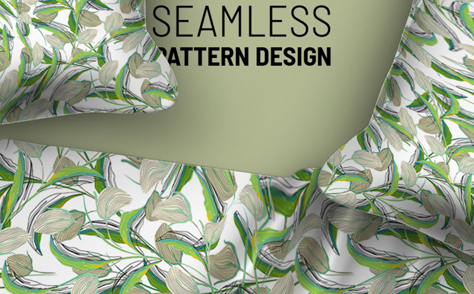 Download Pattern "Abstract classical floral repeat design Pattern" / Abstract classical floral repeat design Pattern - Pattern на тему графика green leaf nature plant isolated leaves tree grass garden frame natural symbol environment spring abstract flower flowers blossom pattern beauty