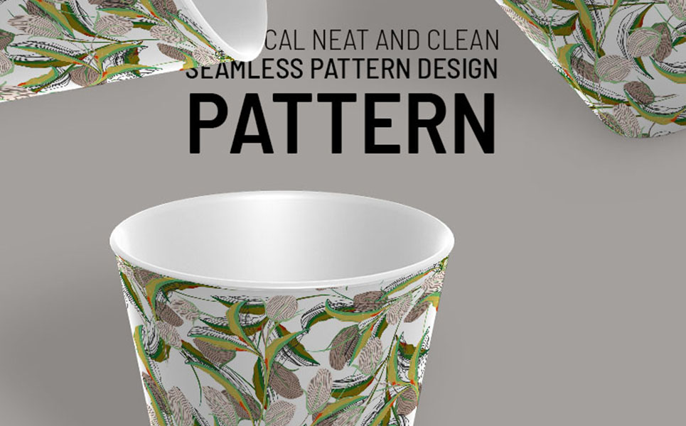 Download Pattern "Abstract floral branches and leaves Pattern" / Abstract floral branches and leaves Pattern - Pattern на тему графика green leaf nature plant isolated leaves tree grass garden frame natural symbol environment spring abstract flower flowers blossom pattern beauty