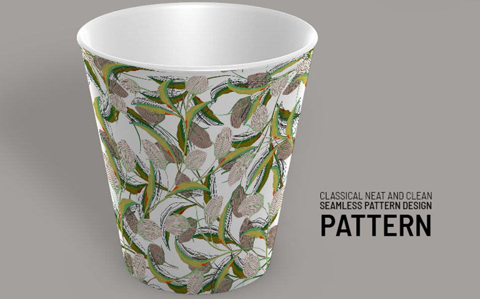 Download Pattern "Abstract floral branches and leaves Pattern" / Abstract floral branches and leaves Pattern - Pattern на тему графика green leaf nature plant isolated leaves tree grass garden frame natural symbol environment spring abstract flower flowers blossom pattern beauty