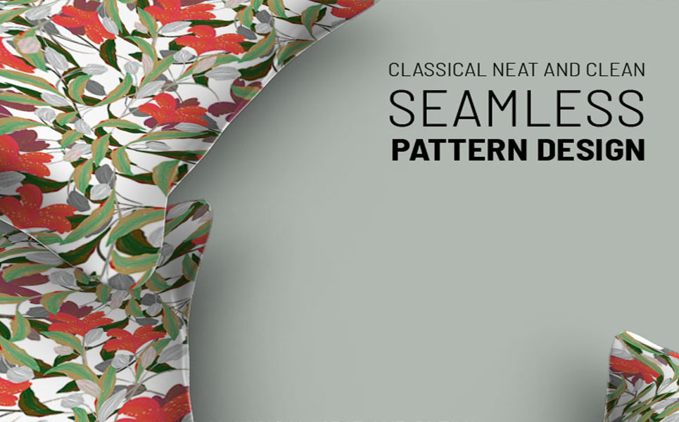 Download Pattern "Seamless floral abstract hand drawn design Pattern" / Seamless floral abstract hand drawn design Pattern - Pattern на тему графика green leaf nature plant isolated leaves tree grass garden frame natural symbol environment spring abstract flower flowers blossom pattern beauty