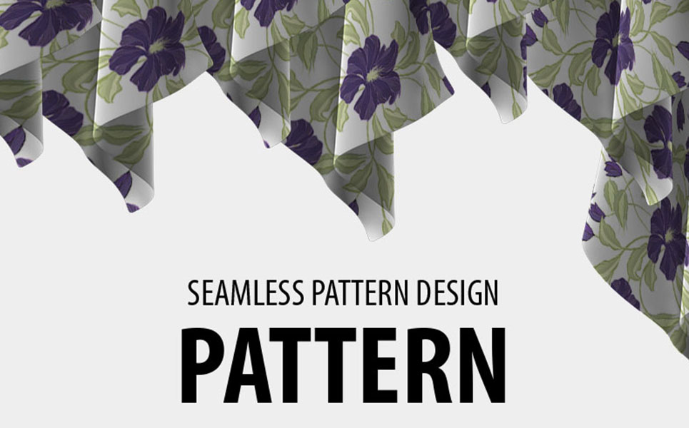 Download Pattern "Abstract beautiful flower plants seamless Pattern" / Abstract beautiful flower plants seamless Pattern - Pattern на тему графика 