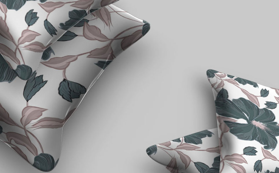 Download Pattern "Classic flowers with branches seamless design Pattern" / Classic flowers with branches seamless design Pattern - Pattern на тему графика 