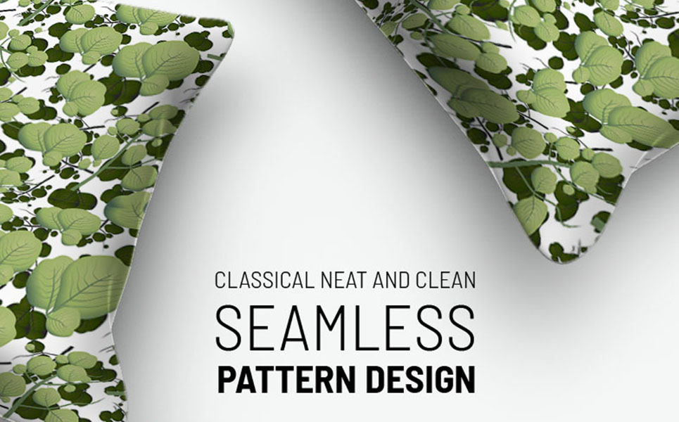 Download Pattern "Beautiful floral flowers and branches seamless design Pattern" / Beautiful floral flowers and branches seamless design Pattern - Pattern на тему графика green leaf nature plant leaves tree grass garden frame natural symbol environment spring abstract flower flowers blossom pattern beauty bloom