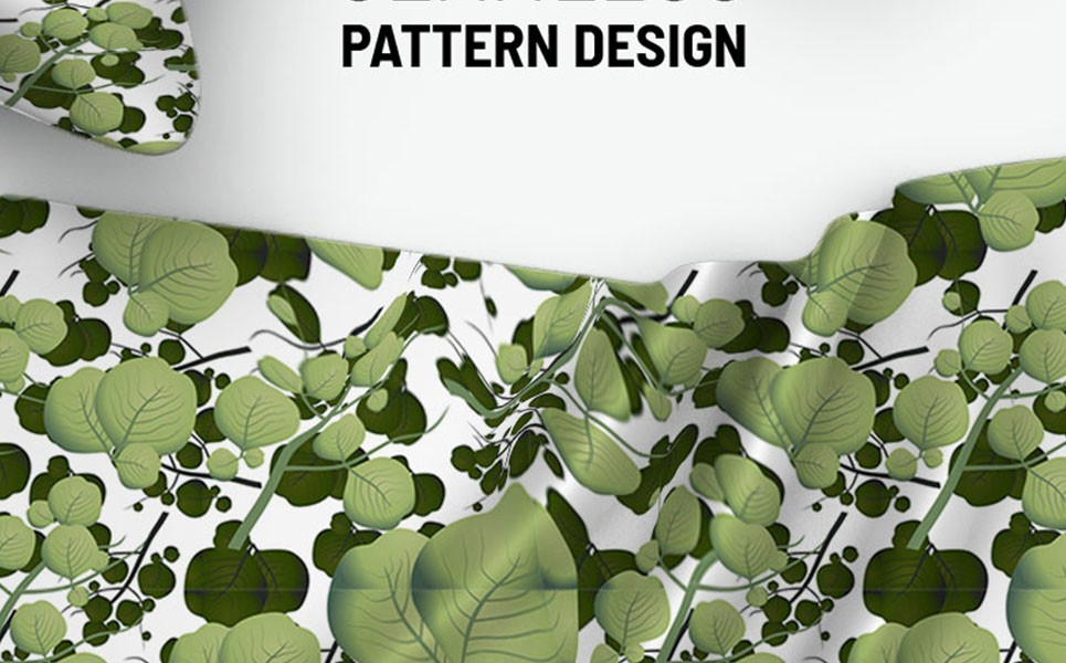 Download Pattern "Beautiful floral flowers and branches seamless design Pattern" / Beautiful floral flowers and branches seamless design Pattern - Pattern на тему графика green leaf nature plant leaves tree grass garden frame natural symbol environment spring abstract flower flowers blossom pattern beauty bloom