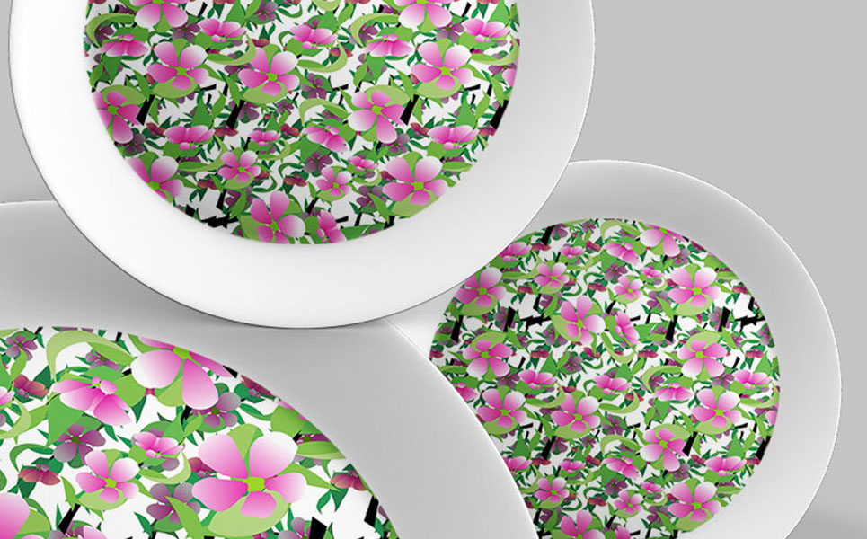 Download Pattern "Flower and branches repeat design Pattern" / Flower and branches repeat design Pattern - Pattern на тему графика green leaf nature plant isolated leaves tree grass garden frame natural symbol environment spring abstract flower flowers blossom pattern beauty