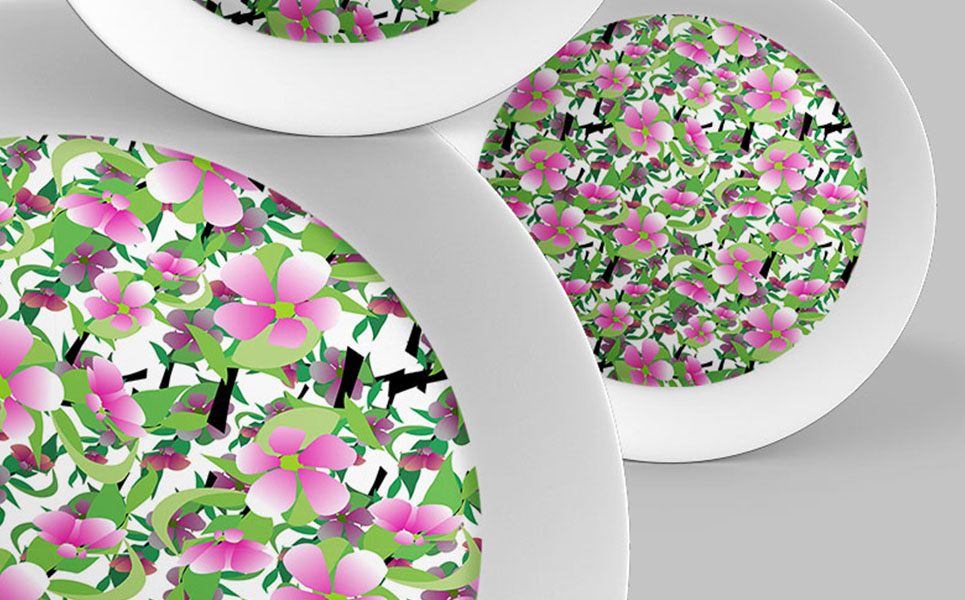 Download Pattern "Flower and branches repeat design Pattern" / Flower and branches repeat design Pattern - Pattern на тему графика green leaf nature plant isolated leaves tree grass garden frame natural symbol environment spring abstract flower flowers blossom pattern beauty