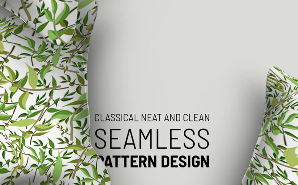 Download Pattern "Beautiful flower and branches seamless design Pattern" / Beautiful flower and branches seamless design Pattern - Pattern на тему графика green leaf nature plant isolated leaves tree grass garden frame natural symbol environment spring abstract flower flowers blossom pattern beauty