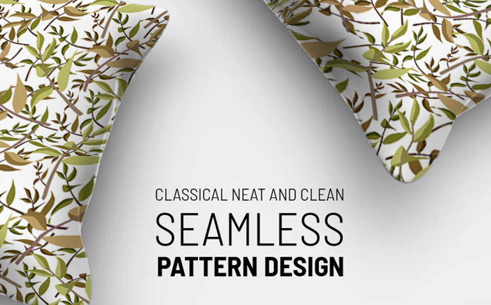 Download Pattern "Dry leaves and branches seamless design Pattern" / Dry leaves and branches seamless design Pattern - Pattern на тему графика green leaf nature plant isolated leaves tree grass garden frame natural symbol environment spring abstract flower flowers blossom pattern beauty