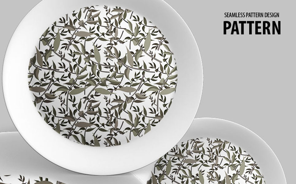 Download Pattern "Dry branches with leaves seamless design Pattern" / Dry branches with leaves seamless design Pattern - Pattern на тему графика green leaf nature plant isolated leaves tree grass garden frame natural symbol environment spring abstract flower flowers blossom pattern beauty