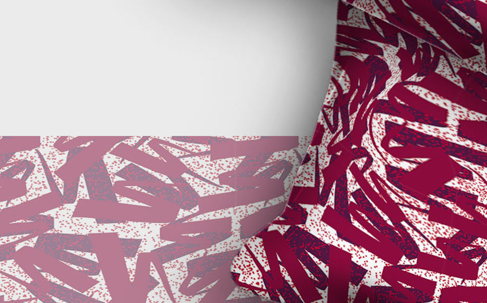 Download Pattern "Scattered random ribbon repeat design Pattern" / Scattered random ribbon repeat design Pattern - Pattern на тему графика random object scattered repeat designundefined