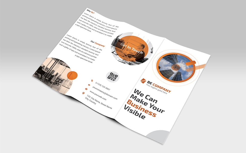 Download Фирменный стиль "Trifold Brochure - Corporate Identity Template" / Trifold Brochure - Corporate Identity Template - Фирменный стиль на тему графика advertising agency branding brochure business businessbrochure clean corporate company creative customizeable financial indesign letter marketing modern multipurpose print printready