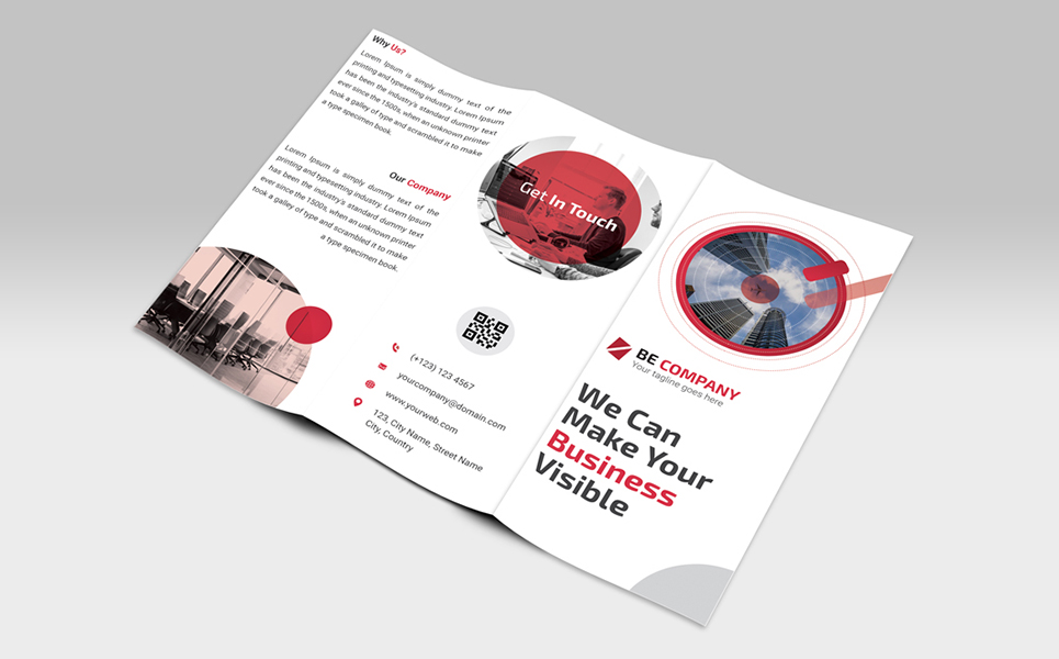 Download Фирменный стиль "Trifold Brochure - Corporate Identity Template" / Trifold Brochure - Corporate Identity Template - Фирменный стиль на тему графика advertising agency branding brochure business businessbrochure clean corporate company creative customizeable financial indesign letter marketing modern multipurpose print printready