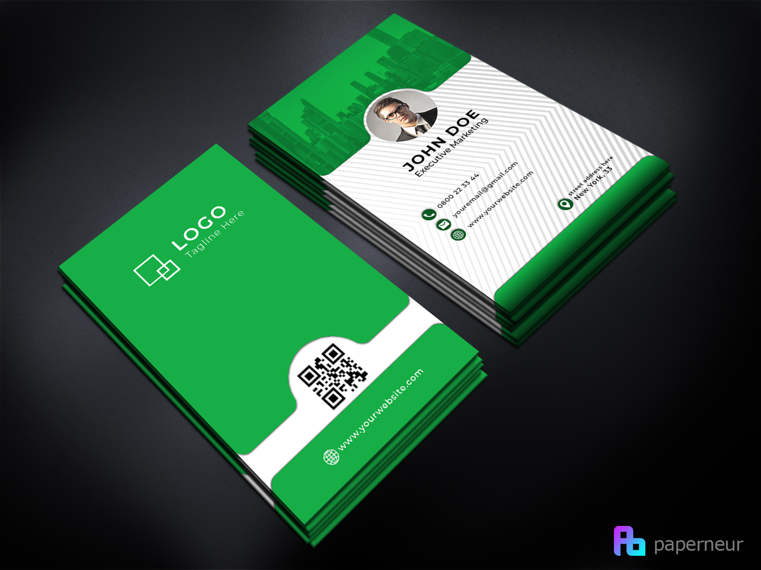 Download Фирменный стиль "Premium Business Card - Corporate Identity Template" / Premium Business Card - Corporate Identity Template - Фирменный стиль на тему графика business card company corporate professional design businesscard elegant premium agency anchor