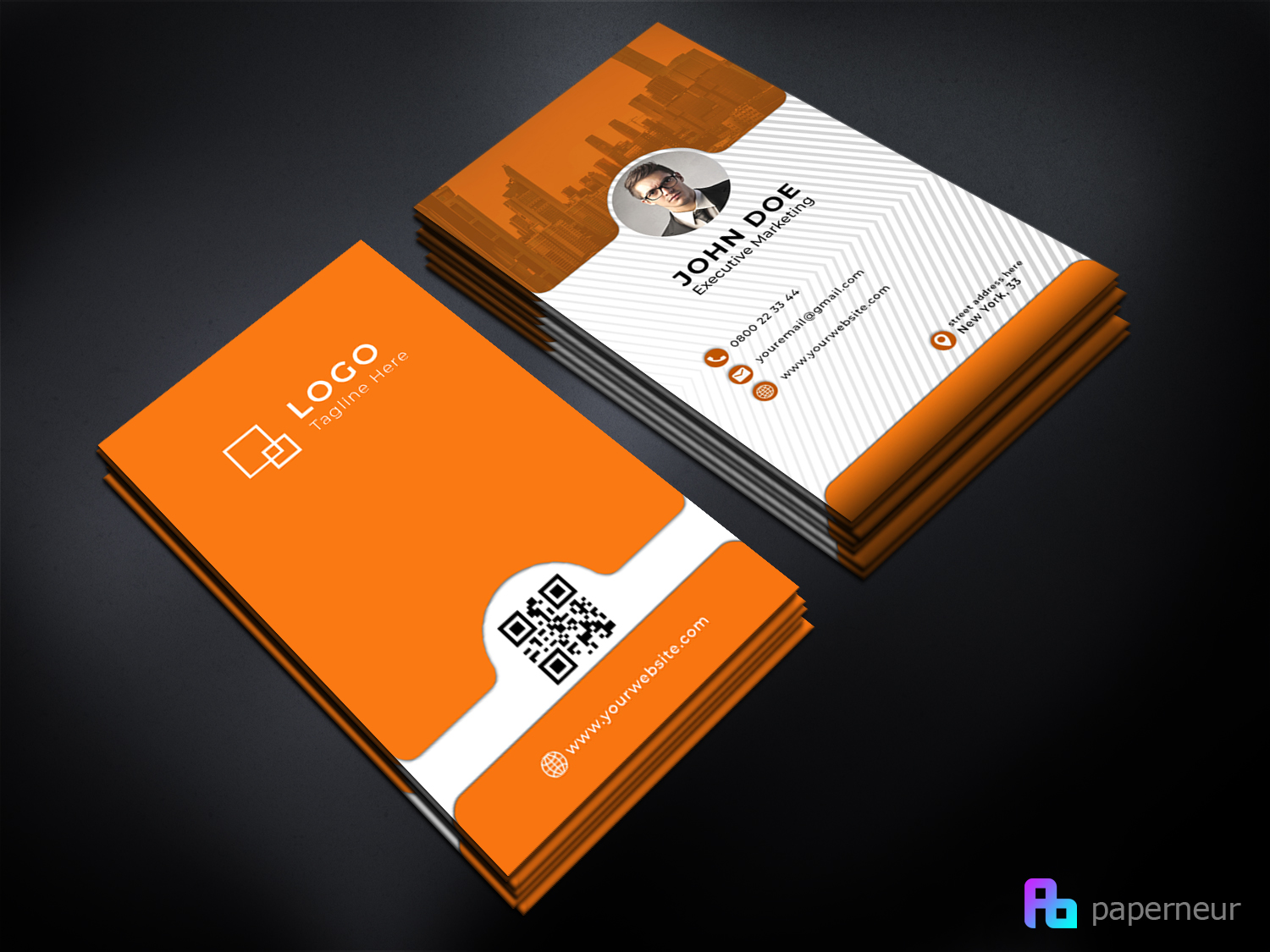 Download Фирменный стиль "Premium Business Card - Corporate Identity Template" / Premium Business Card - Corporate Identity Template - Фирменный стиль на тему графика business card company corporate professional design businesscard elegant premium agency anchor