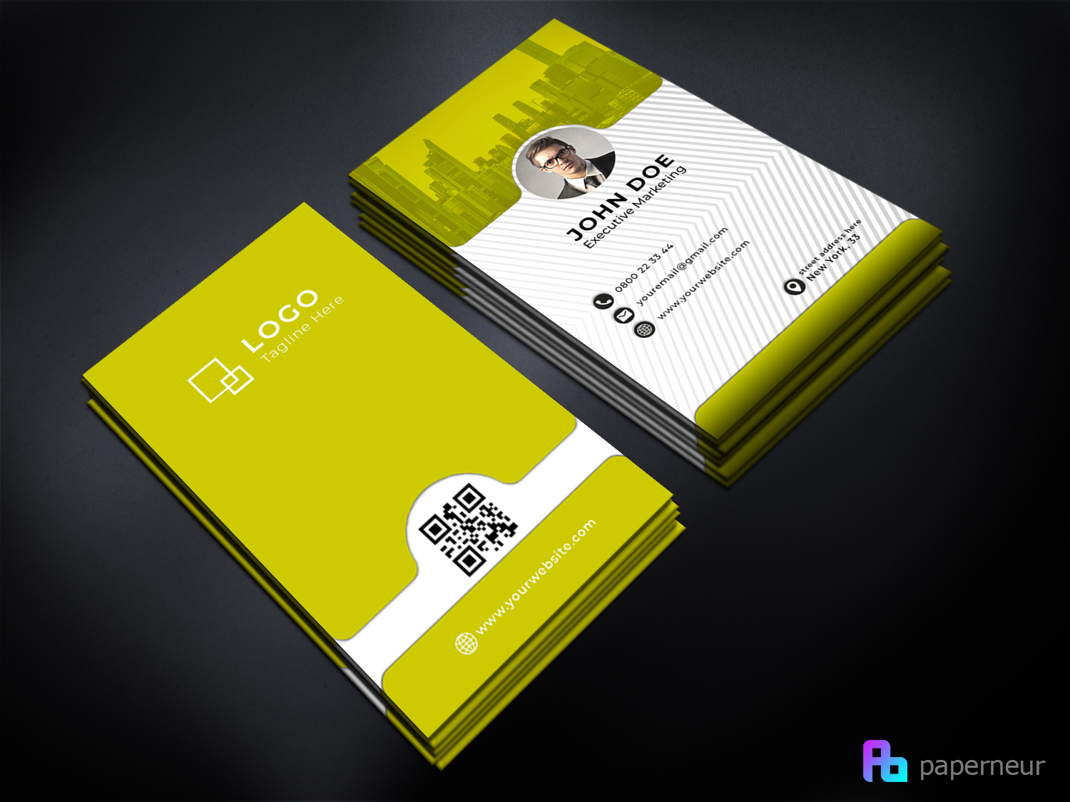 Download Фирменный стиль "Premium Business Card - Corporate Identity Template" / Premium Business Card - Corporate Identity Template - Фирменный стиль на тему графика business card company corporate professional design businesscard elegant premium agency anchor
