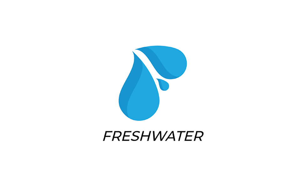 Download Шаблон логотипа "Freshwater - Letter F Logo Template" / Freshwater - Letter F Logo Template - Шаблон логотипа на тему графика logo design graphic company corporate letter f water fresh elegant clean nature vector simple minimalism