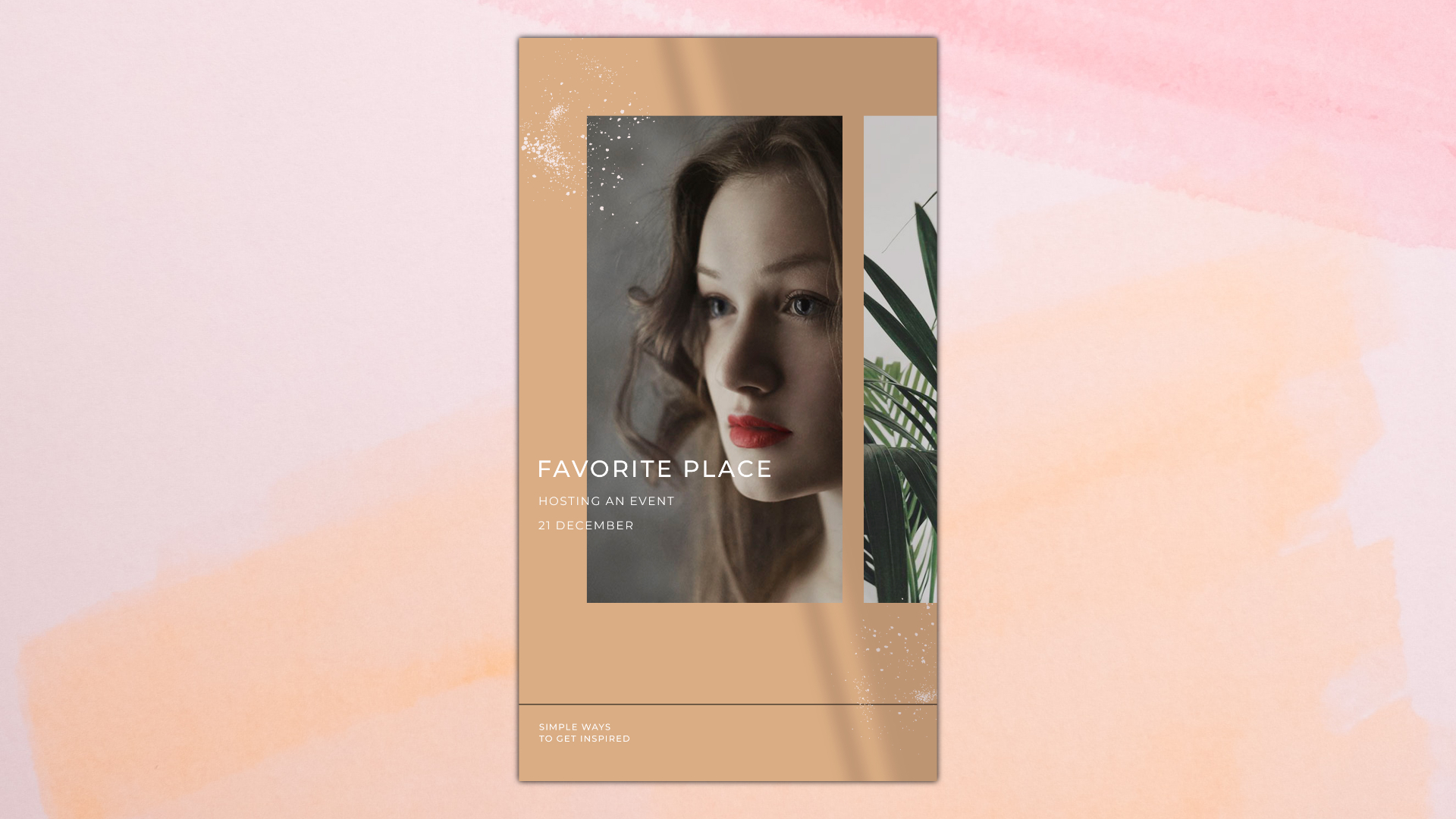 Download Шаблон для соцсетей "Instagram Fashion Template for Social Media" / Instagram Fashion Template for Social Media - Шаблон для соцсетей на тему графика instagram stories branding marketing blog