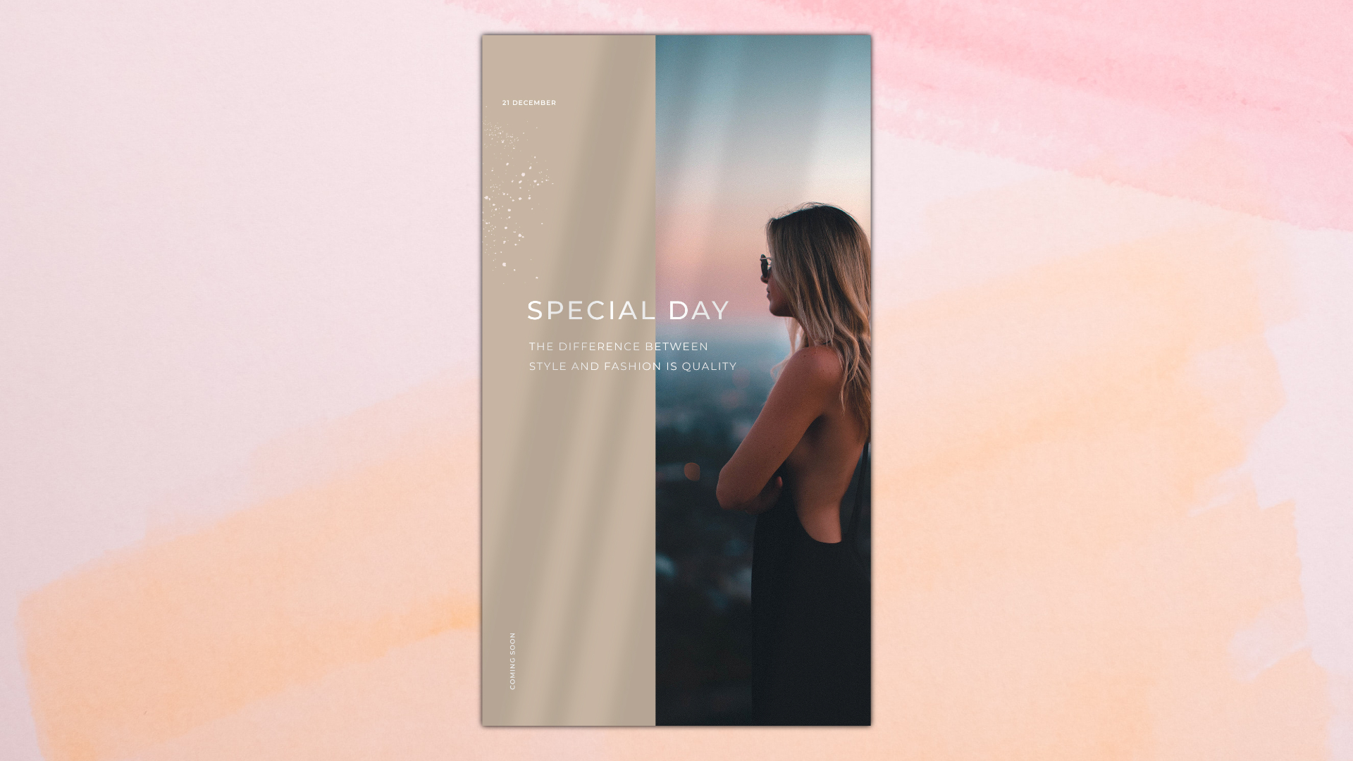 Download Шаблон для соцсетей "Instagram Fashion Template for Social Media" / Instagram Fashion Template for Social Media - Шаблон для соцсетей на тему графика instagram stories branding marketing blog