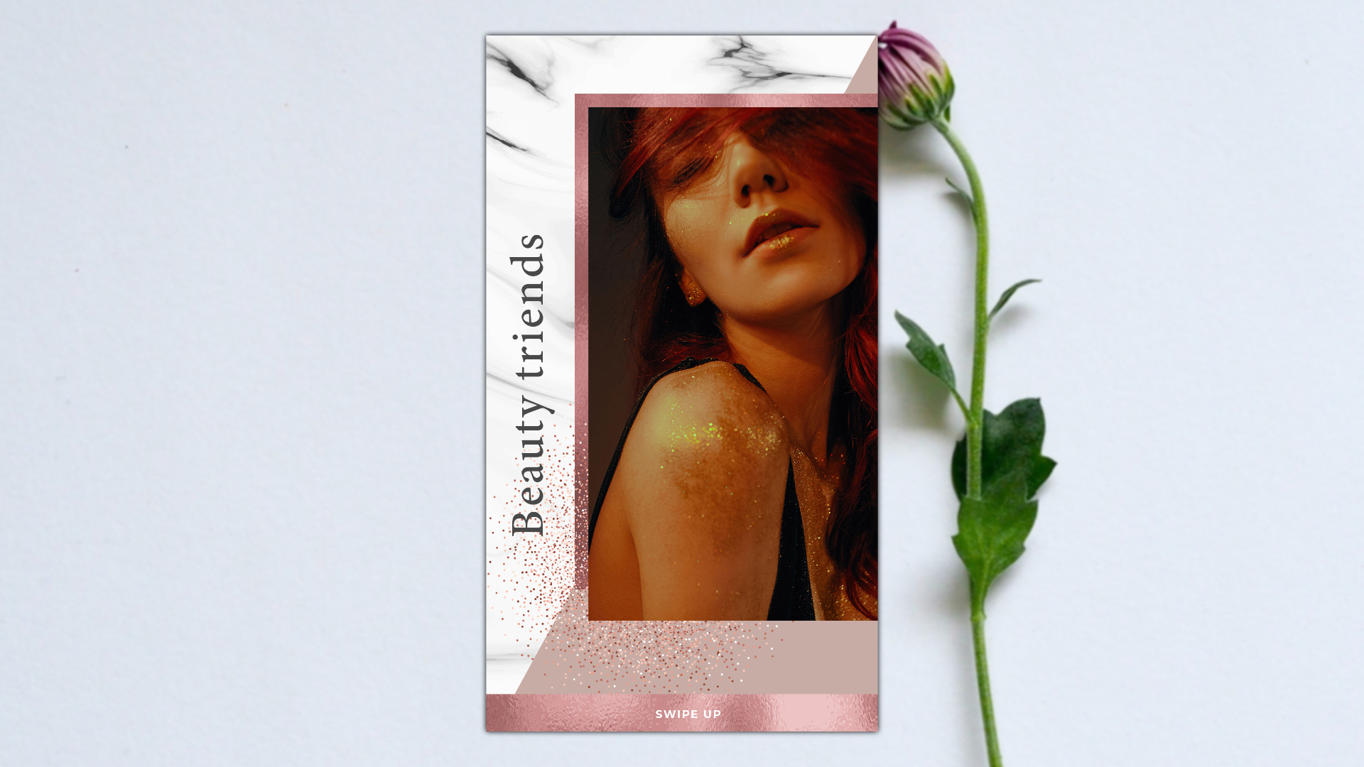 Download Шаблон для соцсетей "Instagram Beauty Template for Social Media" / Instagram Beauty Template for Social Media - Шаблон для соцсетей на тему графика instagram photo brand smm marketing stories