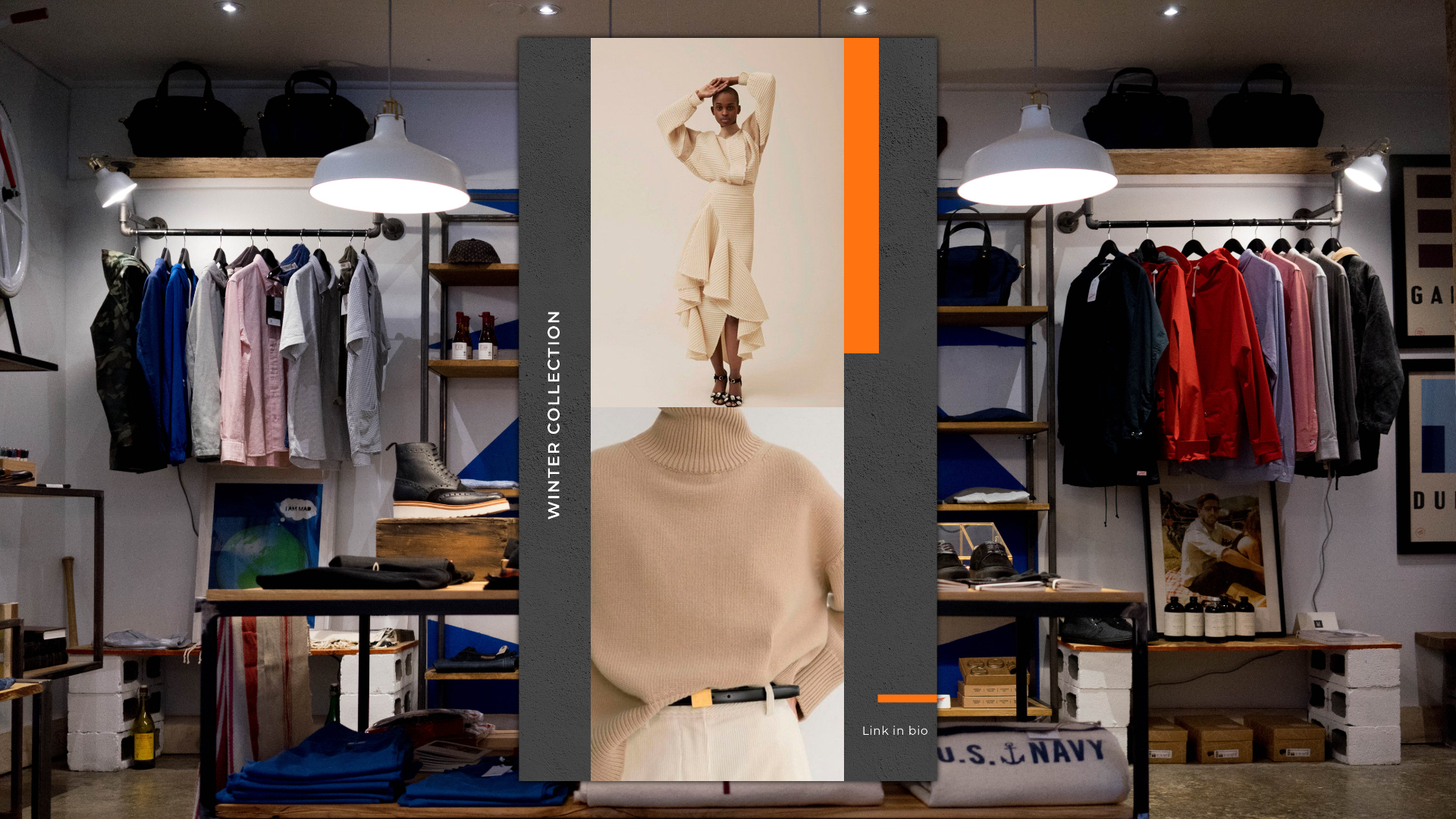 Download Шаблон для соцсетей "Instagram Outfit Template for Social Media" / Instagram Outfit Template for Social Media - Шаблон для соцсетей на тему графика instagram branding template smm social media marketing