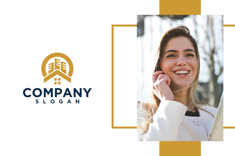 Download Шаблон логотипа "HOME BUILDING ROUNDED Logo Template" / HOME BUILDING ROUNDED Logo Template - Шаблон логотипа на тему графика 