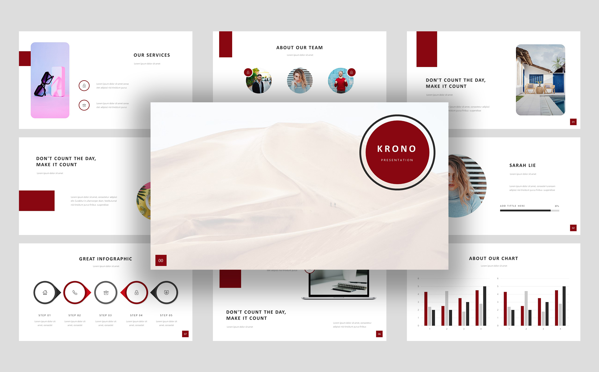 Krono Security Creative Business PowerPoint Template