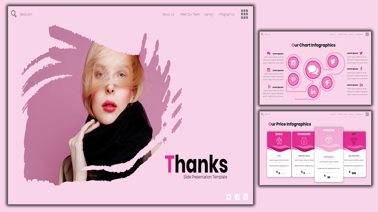 Setia - Beauty Presentation PowerPoint Template