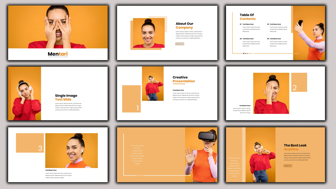 Mentari - Beauty Presentation PowerPoint Template