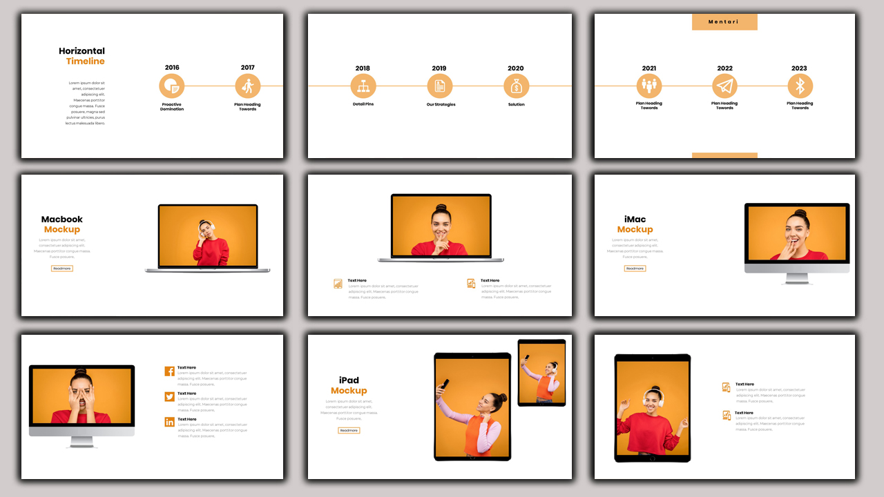 Mentari - Beauty Presentation PowerPoint Template