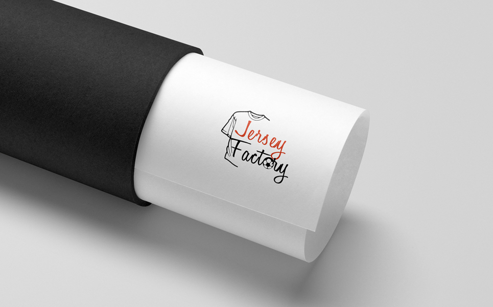 Download Шаблон логотипа "Jersey Factory Logo Template" / Jersey Factory Logo Template - Шаблон логотипа на тему графика sports jersey