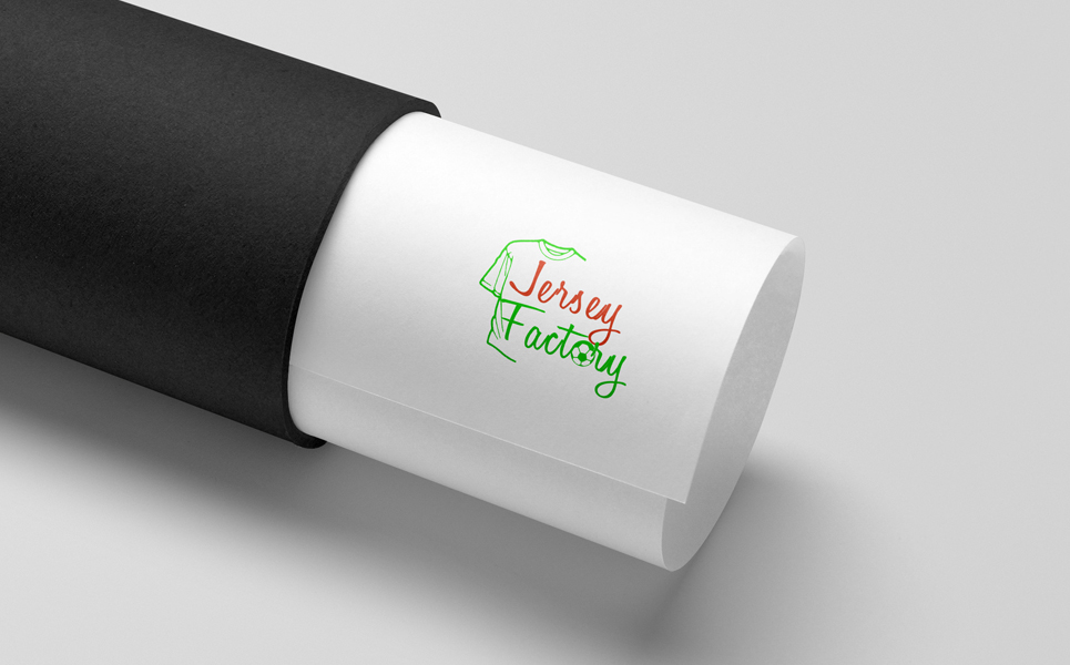 Download Шаблон логотипа "Jersey Factory Logo Template" / Jersey Factory Logo Template - Шаблон логотипа на тему графика sports jersey