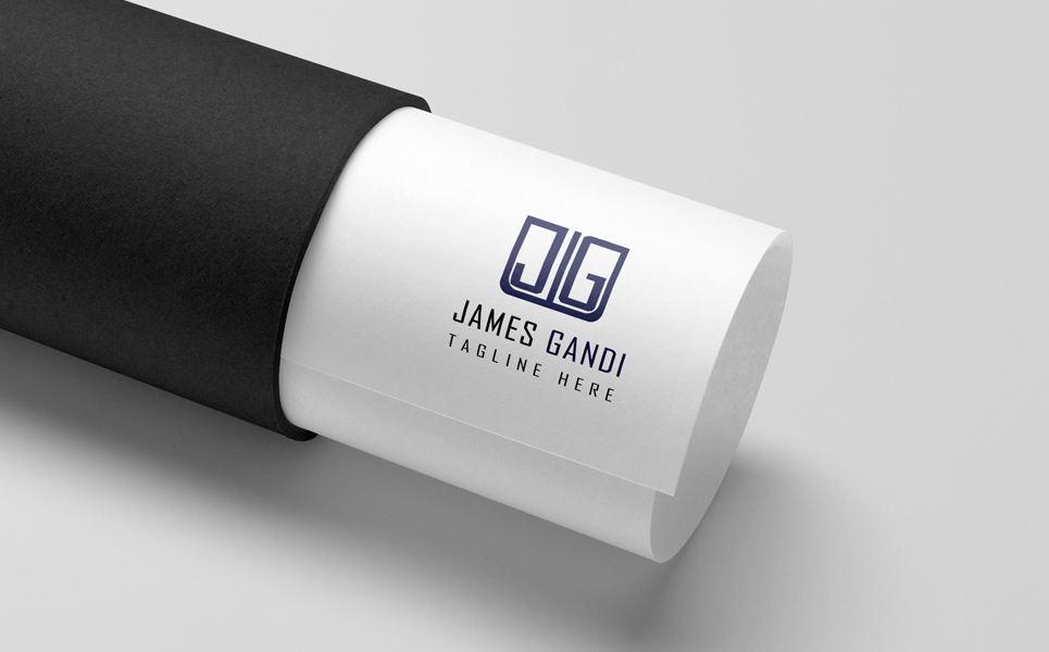 Download Шаблон логотипа "James Gandi Logo Template" / James Gandi Logo Template - Шаблон логотипа на тему графика laywer brand