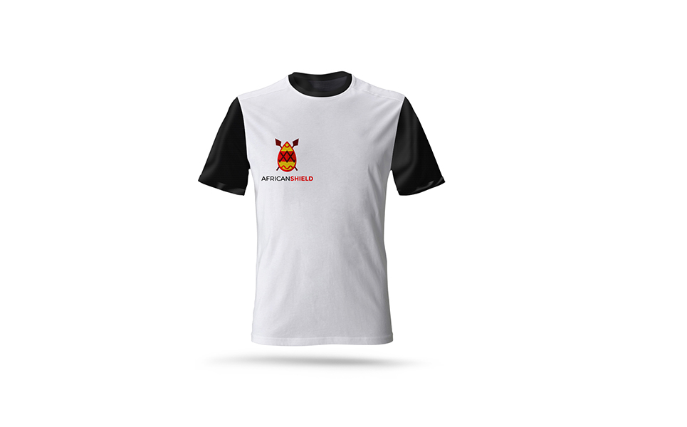 Download Шаблон логотипа "African Shield Logo Template" / African Shield Logo Template - Шаблон логотипа на тему графика african man shield