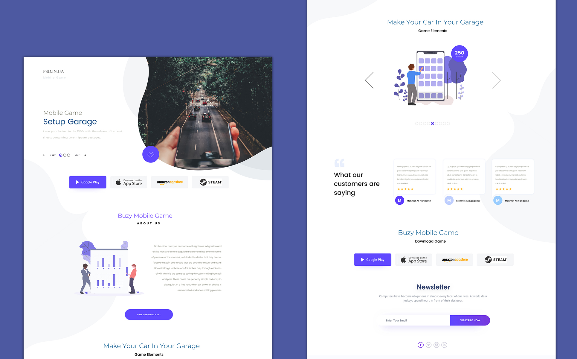 Startup PSD Template