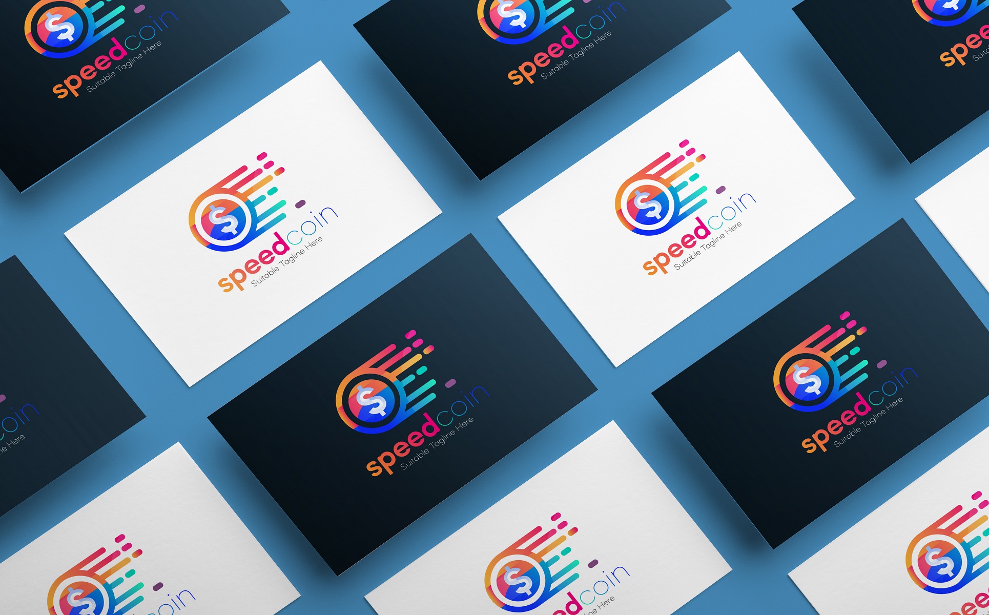 Download Шаблон логотипа "SPEED COIN ABSTRACT DESIGN Logo Template" / SPEED COIN ABSTRACT DESIGN Logo Template - Шаблон логотипа на тему графика corporate minimal logotype creative alphabet symbol typography shape letter icon modern identity vector graphic abstract illustration sign trendy logo design