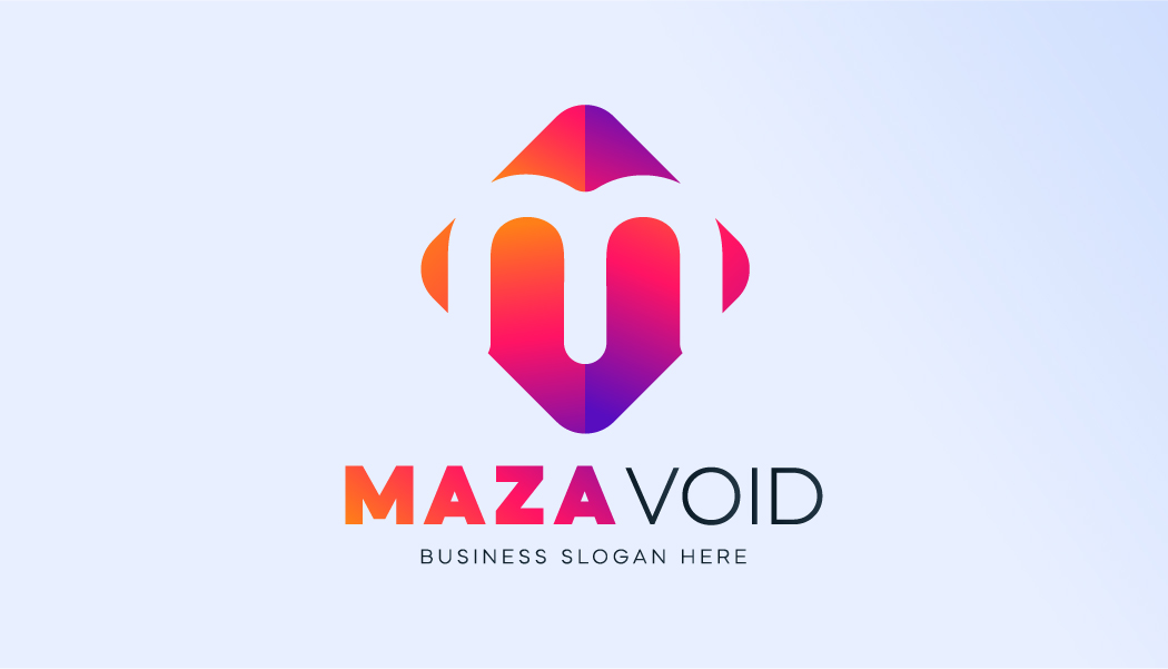 Download Шаблон логотипа "MAZA VOID ABSTRACT DESIGN Logo Template" / MAZA VOID ABSTRACT DESIGN Logo Template - Шаблон логотипа на тему графика corporate minimal logotype creative alphabet symbol typography shape letter icon modern identity vector graphic abstract illustration sign trendy logo design