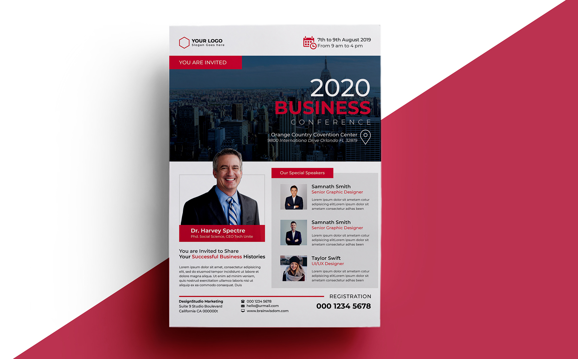 Download Фирменный стиль "CONFERENCE FLYER - Corporate Identity Template" / CONFERENCE FLYER - Corporate Identity Template - Фирменный стиль на тему графика a4 annual business company conference conference flyer convention corporate flyer event expo leaflet magazine marketing meeting multipurpose newspaper pamphlet poster