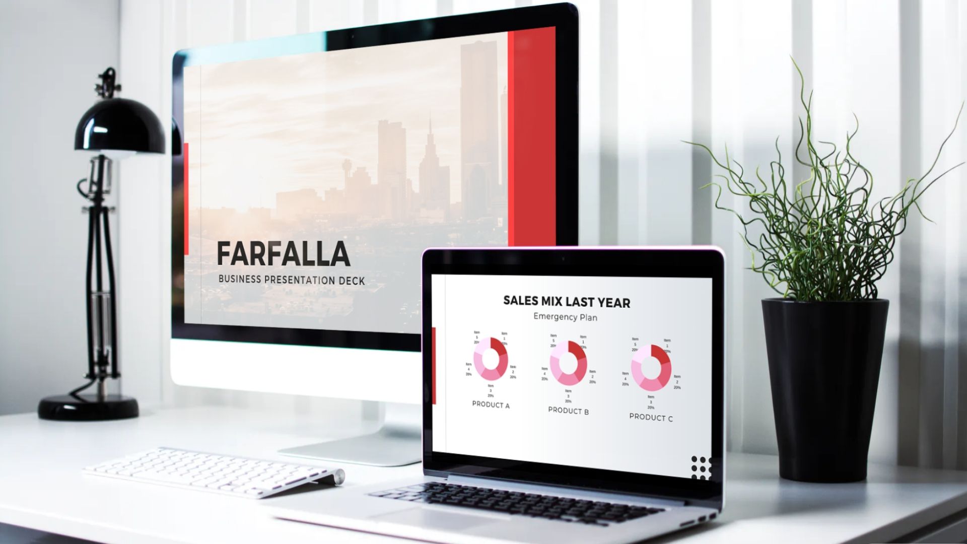 Farfalla PowerPoint Template - Business Presentation PowerPoint Template