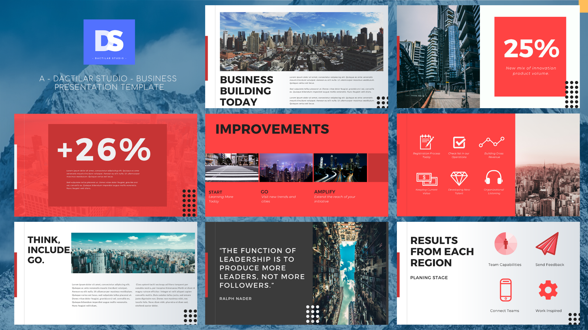 Farfalla PowerPoint Template - Business Presentation PowerPoint Template