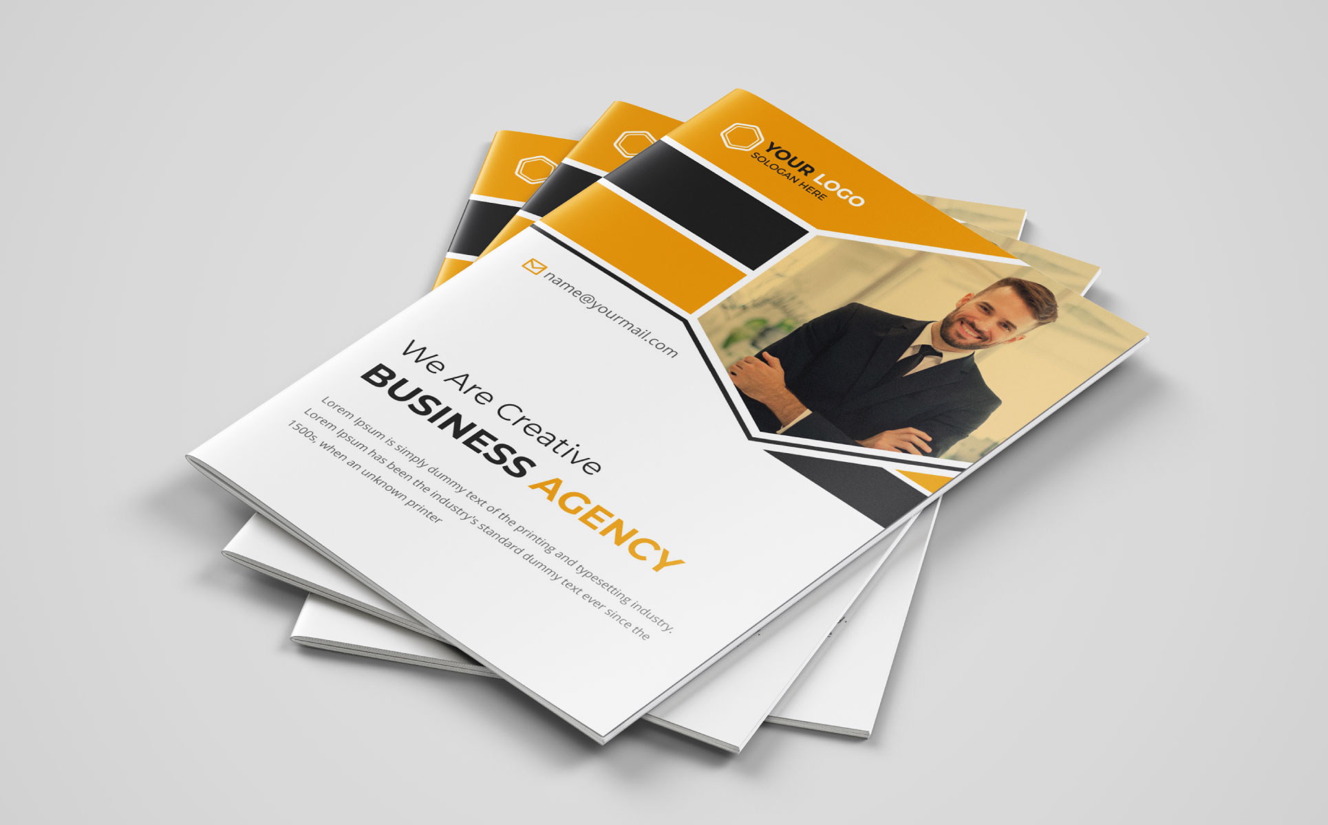 Download Фирменный стиль "Business Brochure - Corporate Identity Template" / Business Brochure - Corporate Identity Template - Фирменный стиль на тему графика brochure business template company page project letter corporate portfolio report clean annual brochure stationary proposal flyer marketing fold profile