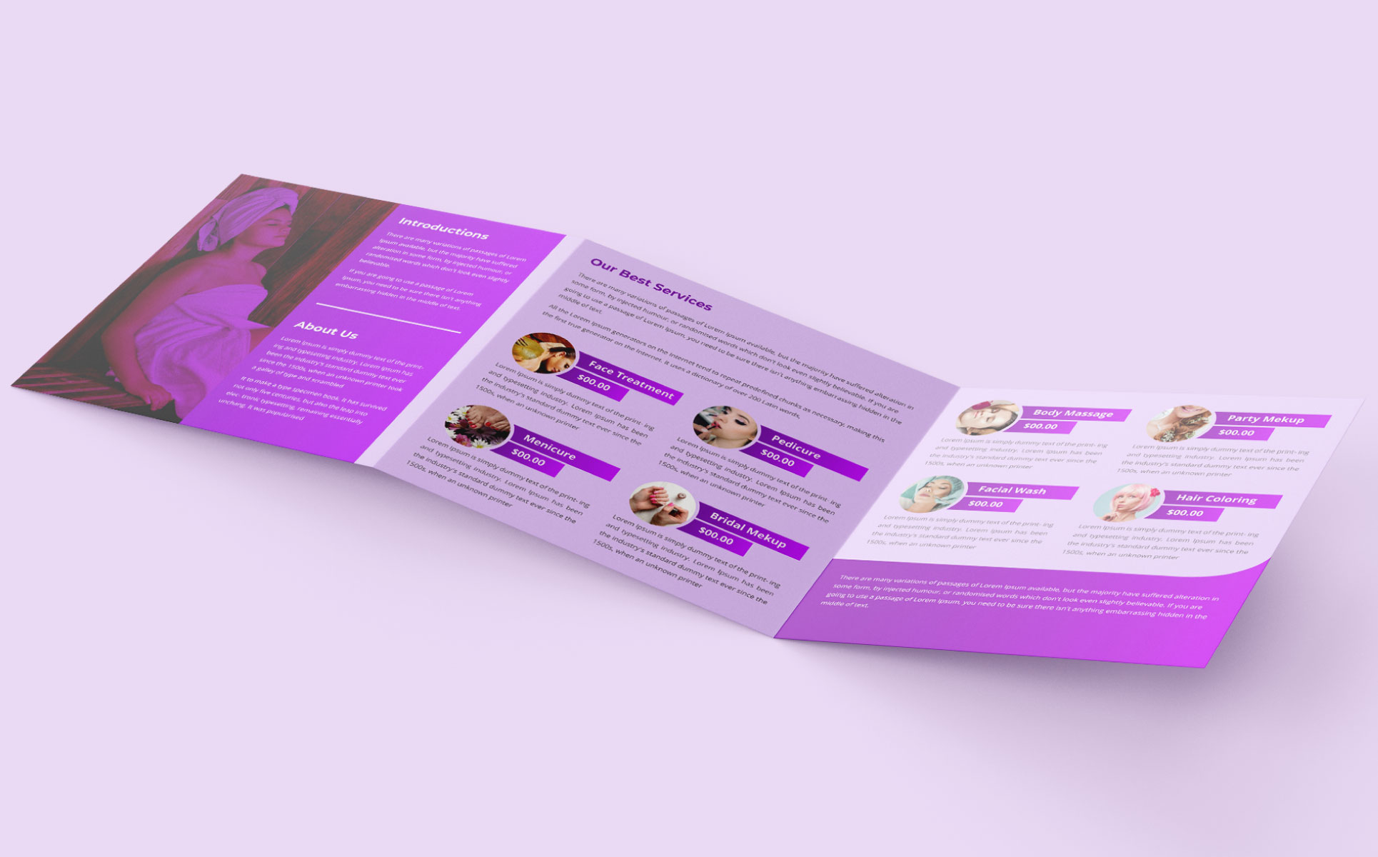 Download Фирменный стиль "Spa Square Trifold Brochure - Corporate Identity Template" / Spa Square Trifold Brochure - Corporate Identity Template - Фирменный стиль на тему графика brochure square catalog trifold brochure 3fold trifold tri-fold template print layout manicure pedicure pink relax spa square beauty spaundefined bifold