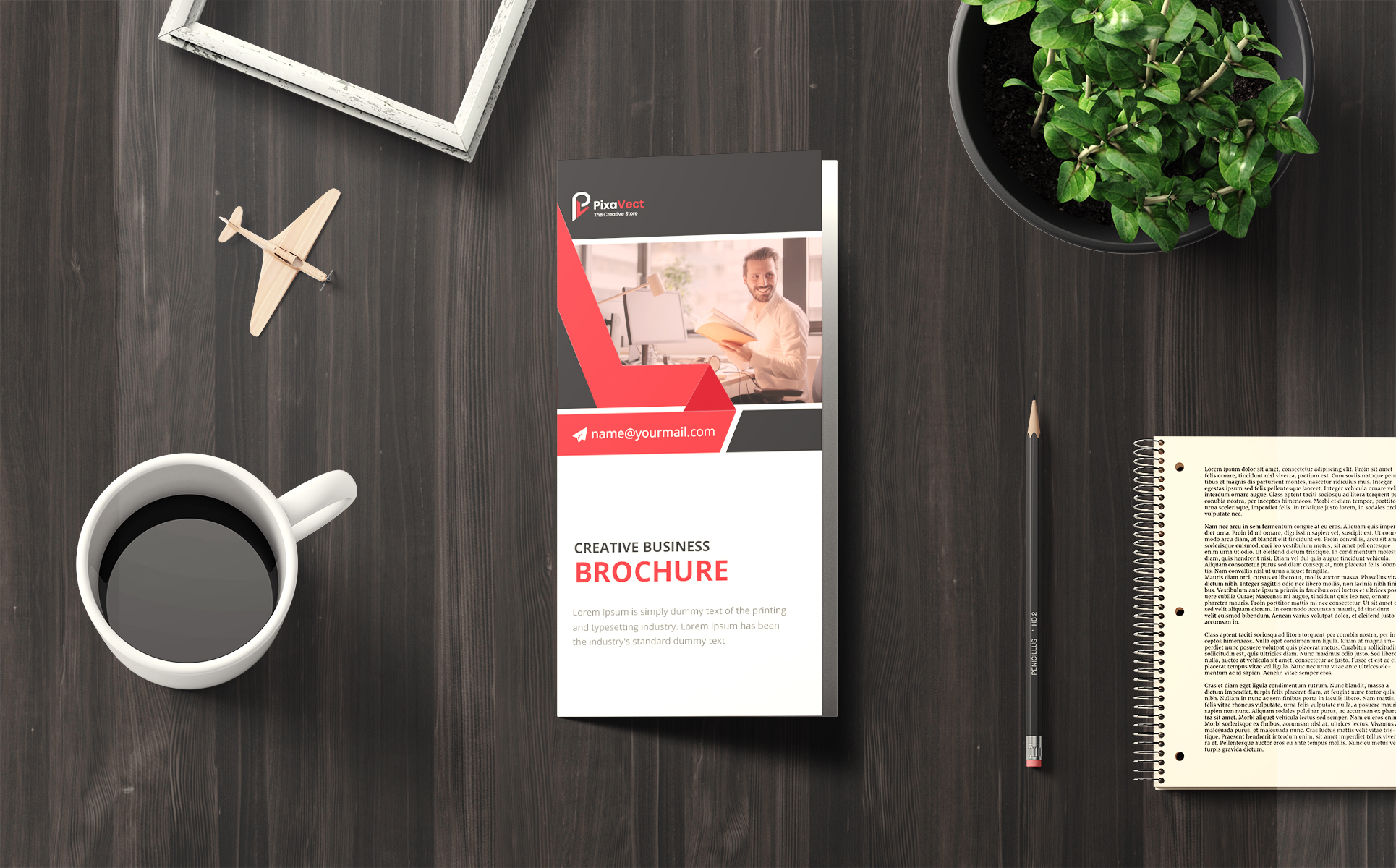 Download Фирменный стиль "Tri-fold Brochure - Corporate Identity Template" / Tri-fold Brochure - Corporate Identity Template - Фирменный стиль на тему графика brochure tri-fold brochure flyer poster business template template catalog corporate trifold bifold print page trend tri flyer cover identity company