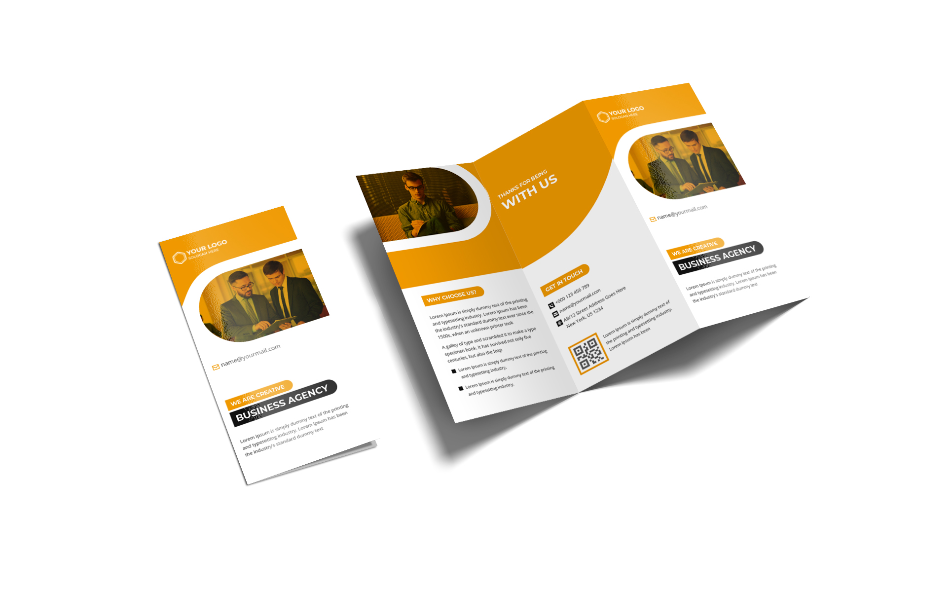 Download Фирменный стиль "Tri fold Brochure - Corporate Identity Template" / Tri fold Brochure - Corporate Identity Template - Фирменный стиль на тему графика brochure tri-fold brochure flyer poster business template template catalog corporate trifold bifold print page trend tri flyer cover identity company