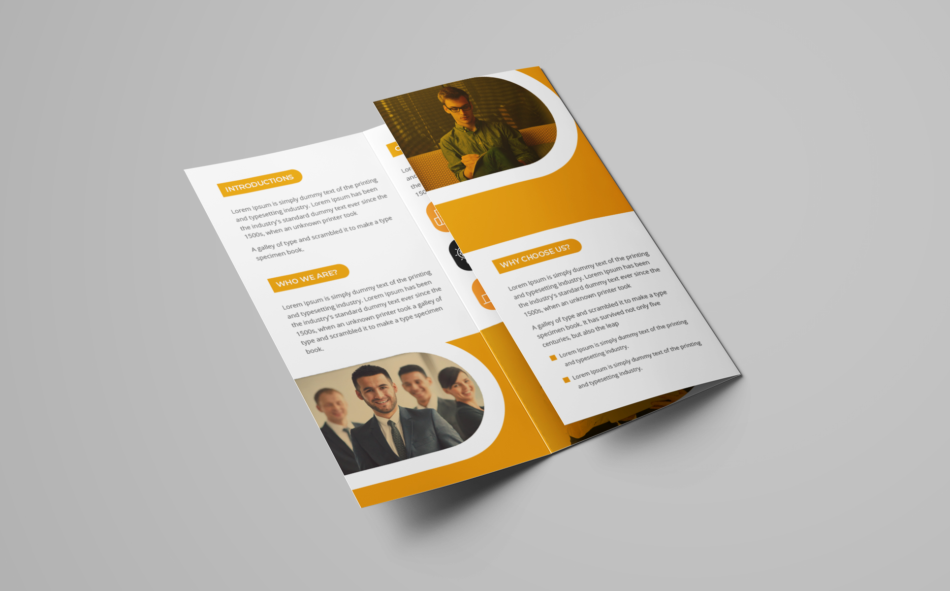 Download Фирменный стиль "Tri fold Brochure - Corporate Identity Template" / Tri fold Brochure - Corporate Identity Template - Фирменный стиль на тему графика brochure tri-fold brochure flyer poster business template template catalog corporate trifold bifold print page trend tri flyer cover identity company