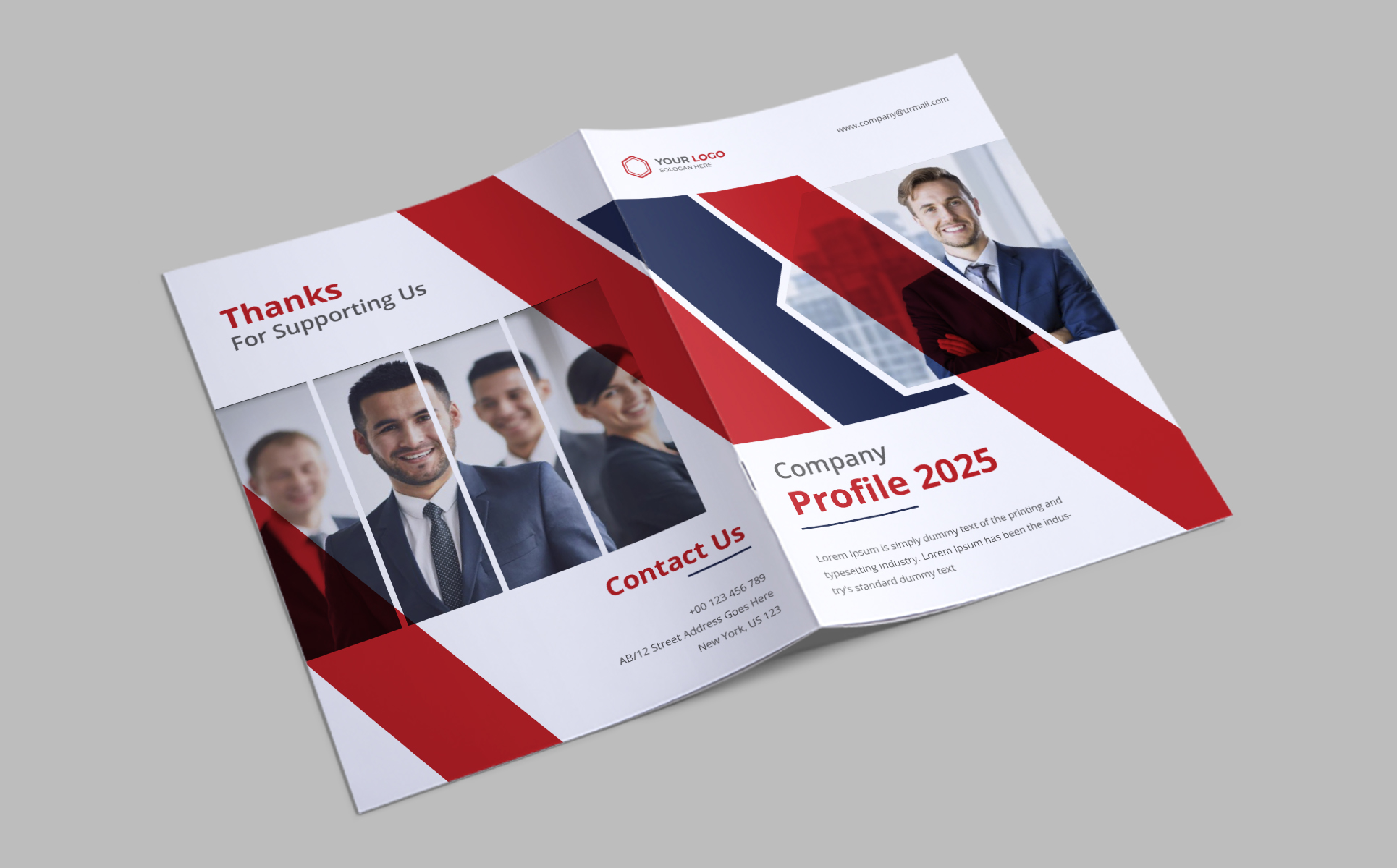 Download Фирменный стиль "8 Page Brochure - Corporate Identity Template" / 8 Page Brochure - Corporate Identity Template - Фирменный стиль на тему графика pages brochure flyer profile creative template magazine leaflet corporate company modern report agency unique annual catalog portfolio bifold 8 page
