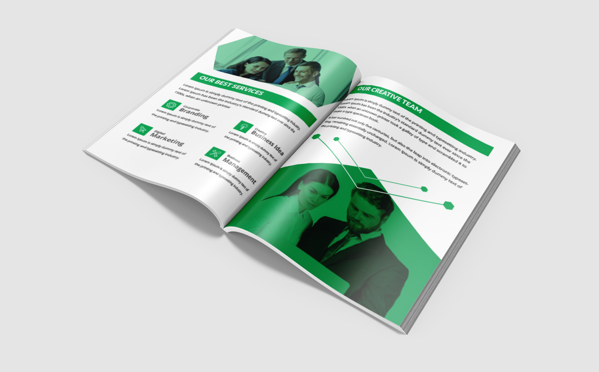 Download Фирменный стиль "Bi fold Brochure - Corporate Identity Template" / Bi fold Brochure - Corporate Identity Template - Фирменный стиль на тему графика pages brochure flyer profile creative template magazine leaflet corporate company modern report agency unique annual catalog portfolio bifold 8 page