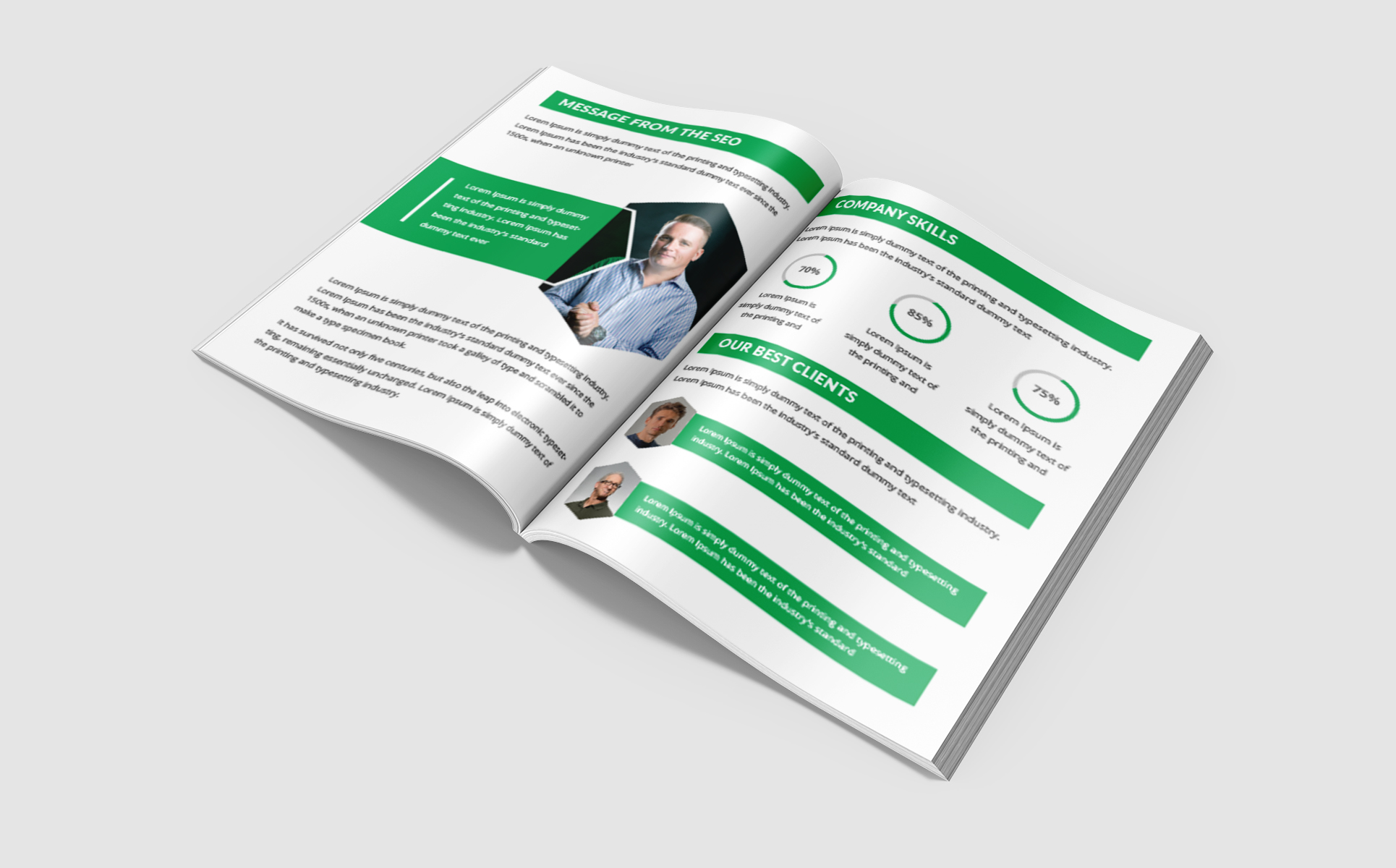 Download Фирменный стиль "Bi fold Brochure - Corporate Identity Template" / Bi fold Brochure - Corporate Identity Template - Фирменный стиль на тему графика pages brochure flyer profile creative template magazine leaflet corporate company modern report agency unique annual catalog portfolio bifold 8 page